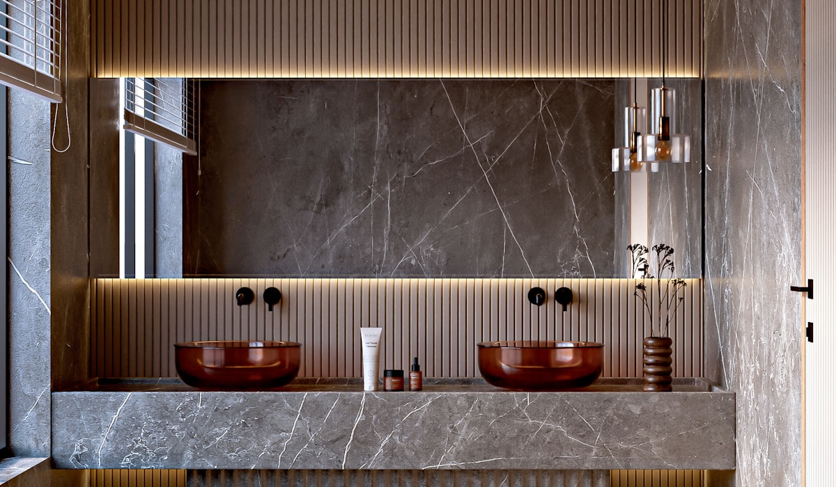 Gamond showroom bathroom display